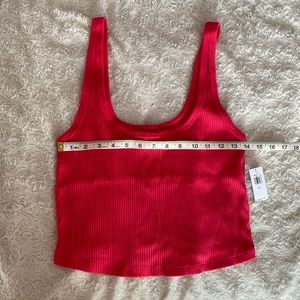 NWT cotton ribbed tank top